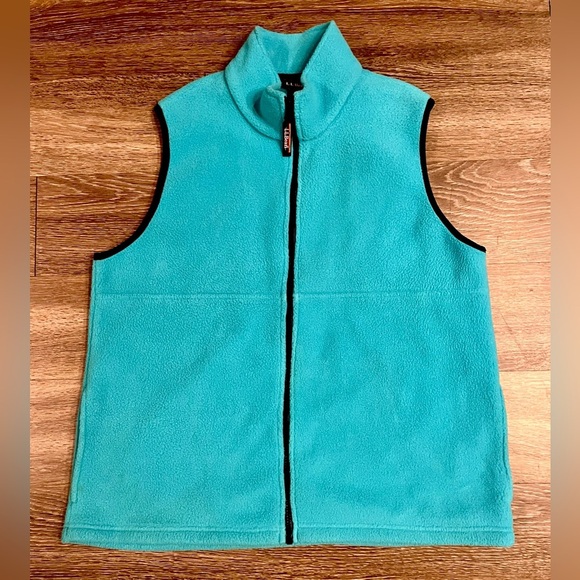 L.L. Bean | Fleece Vest in Blue & Navy Size Large - Picture 1 of 5